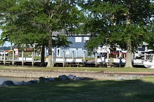 BBYH marina office, store and fuel dock